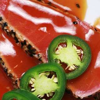 Seared Yellowfin Tuna Sashimi