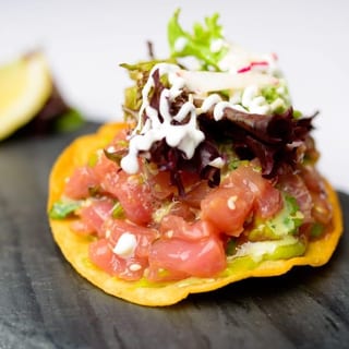 Roadside Ahi Tuna Tostada